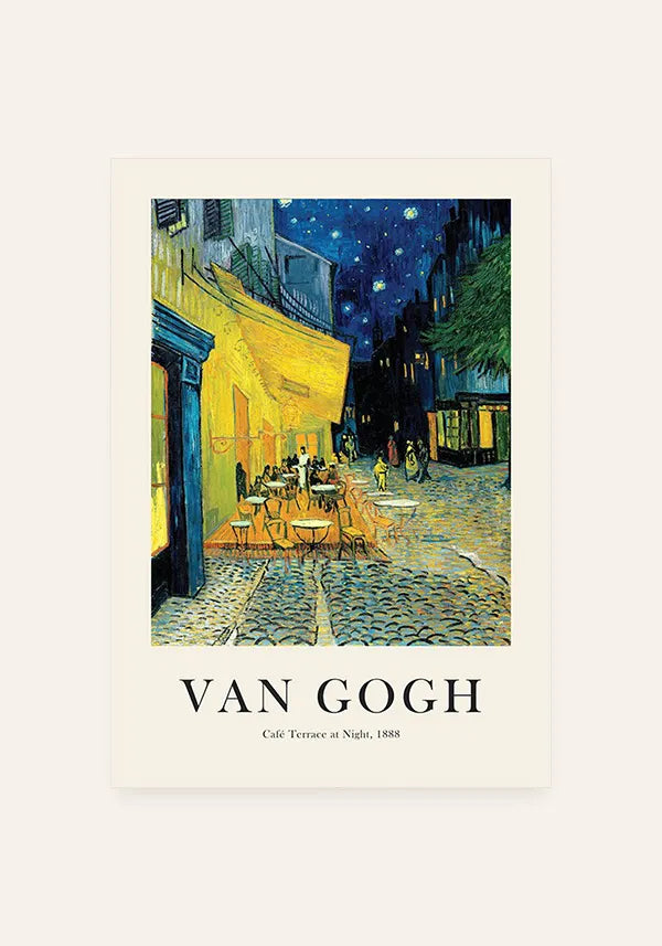 Quadro Van Gogh Café Terrace at Night
