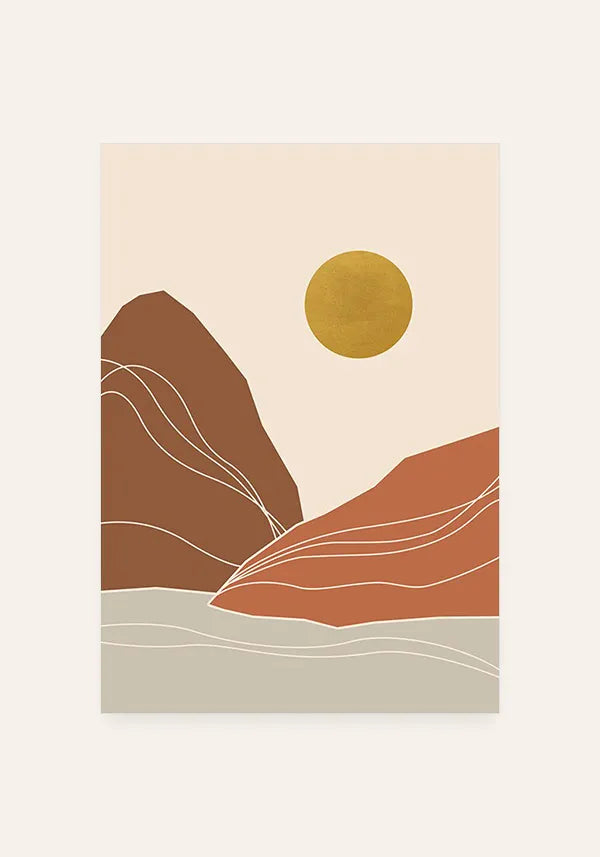 Quadro Praia Abstrata I