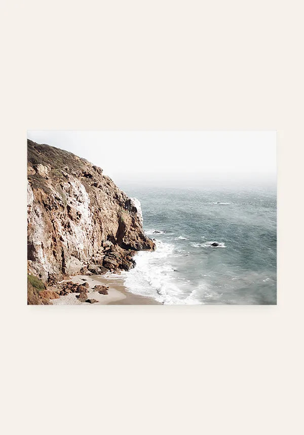 Quadro Penhasco na Praia Horizontal
