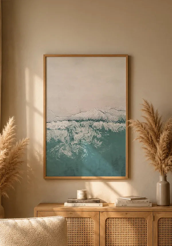 Quadro Ondas na Areia