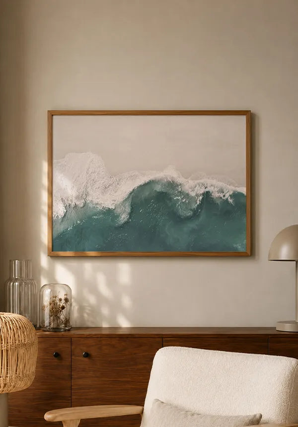 Quadro Ondas na Areia Horizontal