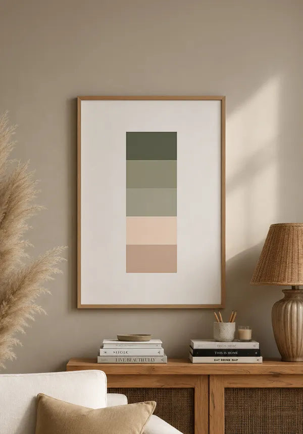 Quadro Paleta Tons de Verde