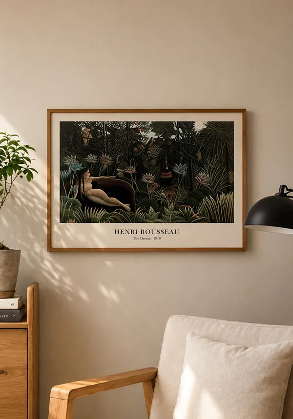 Quadro Henri Rousseau The Dream Horizontal