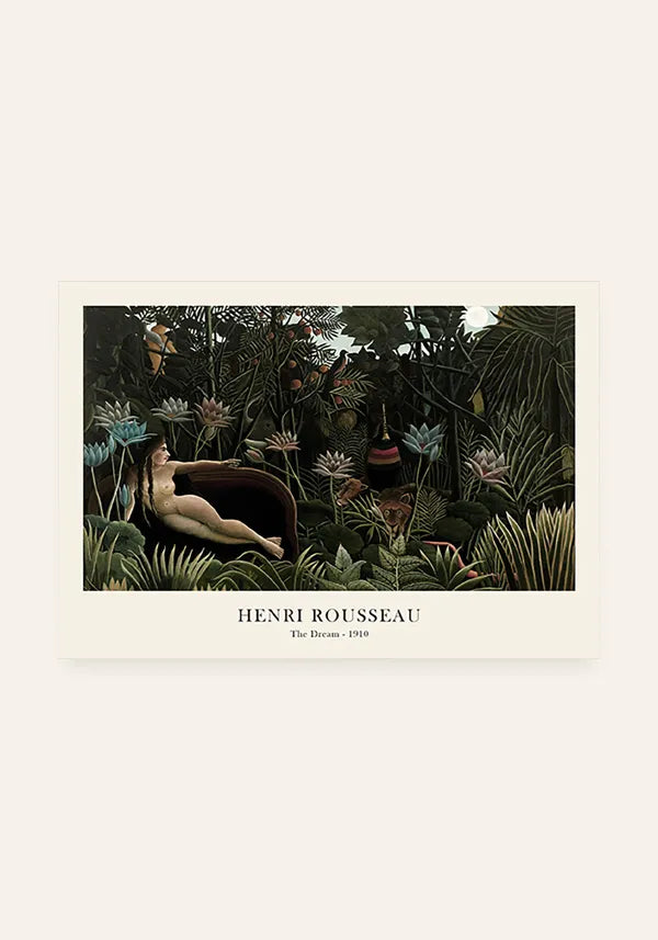 Quadro Henri Rousseau The Dream Horizontal