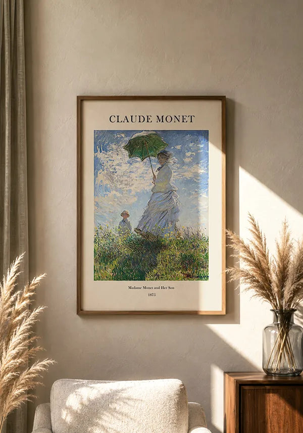 Quadro Claude Monet Madame Monet and Her Son
