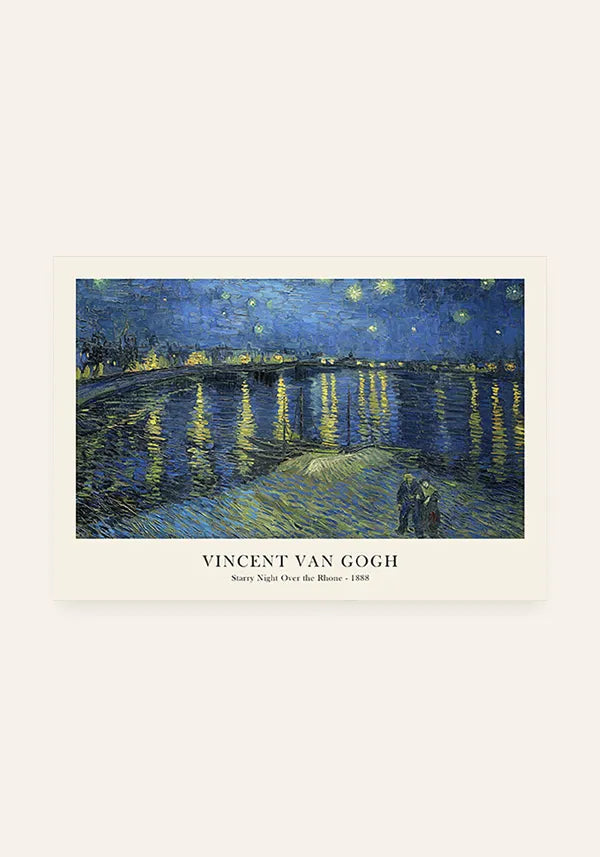 Quadro Van Gogh Starry Night Over the Rhone Horizontal