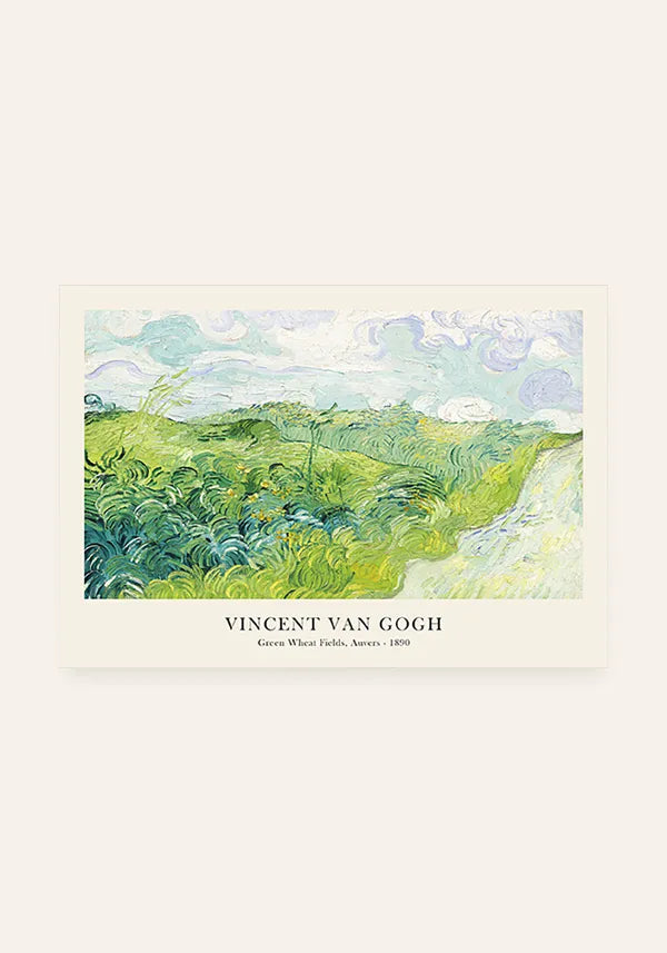 Quadro Van Gogh Green Wheat Horizontal