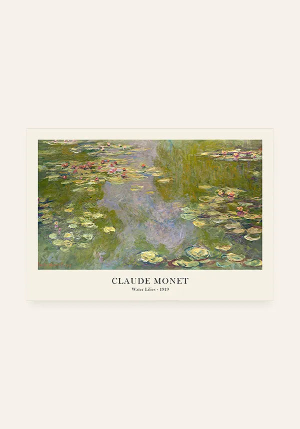Quadro Claude Monet Water Lilies Horizontal