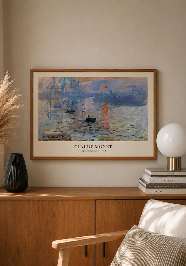 Quadro Claude Monet Impression, Sunrise Horizontal