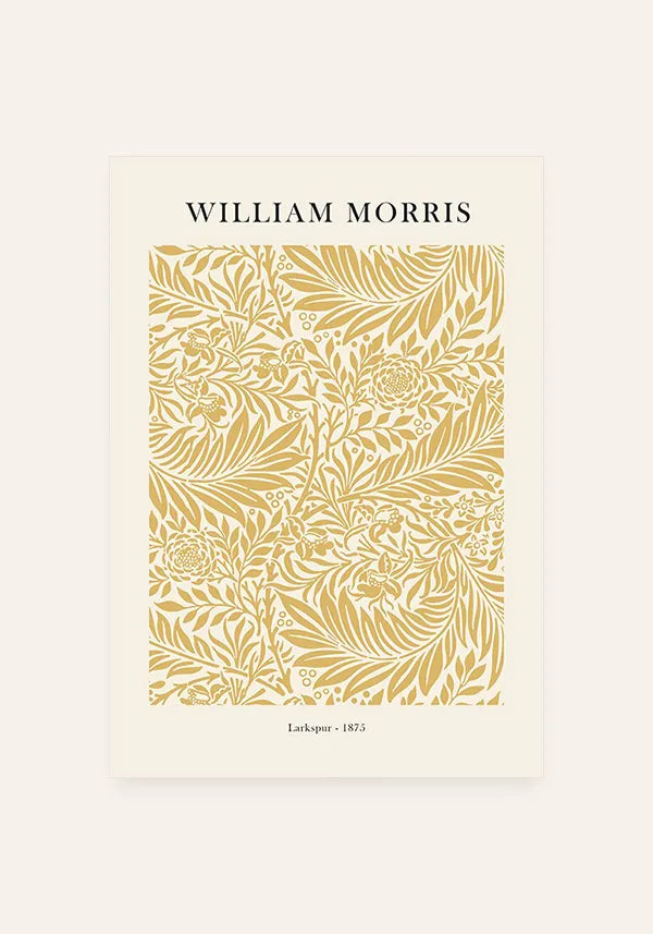 Quadro William Morris Larkspur - Amarelo