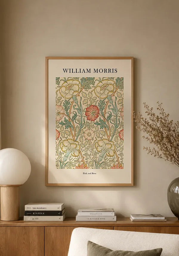 Quadro William Morris Pink and Rose