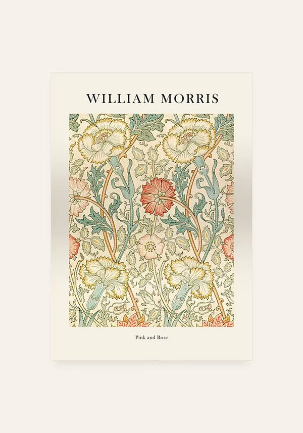 Quadro William Morris Pink and Rose