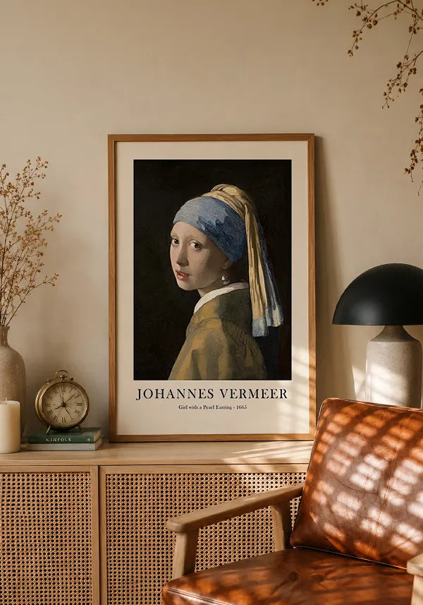 Quadro Johannes Vermeer Girl with a Pearl Earring