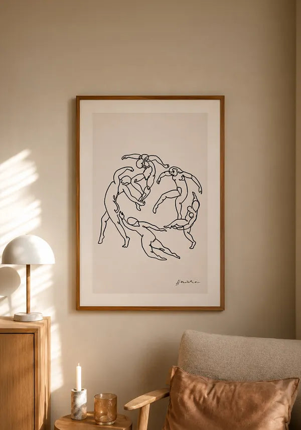 Quadro Matisse Coleção Traços V - A Dança