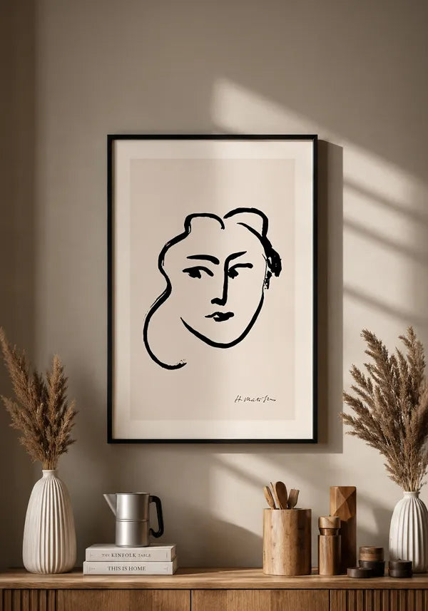 Quadro Matisse Coleção Traços VII