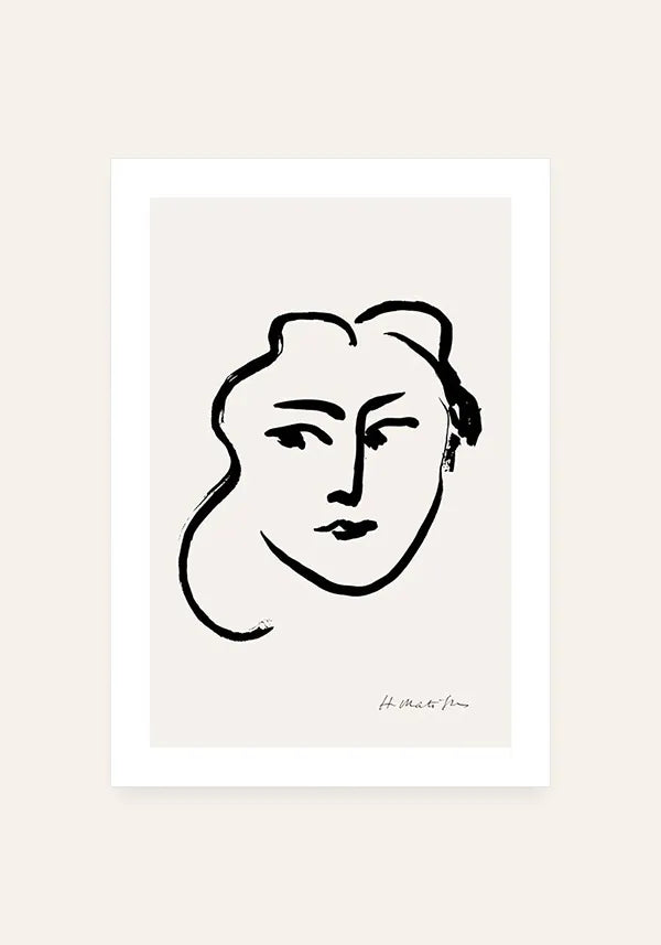 Quadro Matisse Coleção Traços VII