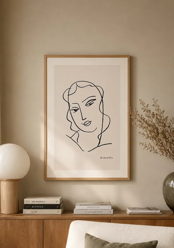 Quadro Matisse Coleção Traços VIII