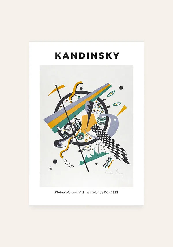 Quadro Kandinsky Small Worlds IV