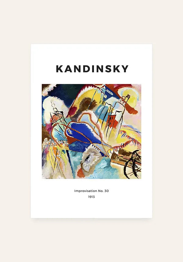 Quadro Kandinsky Improvisation No. 30