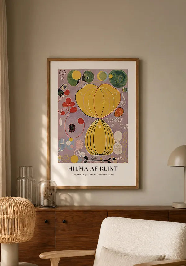 Quadro Hilma Af Klint The Ten Largest, No 7