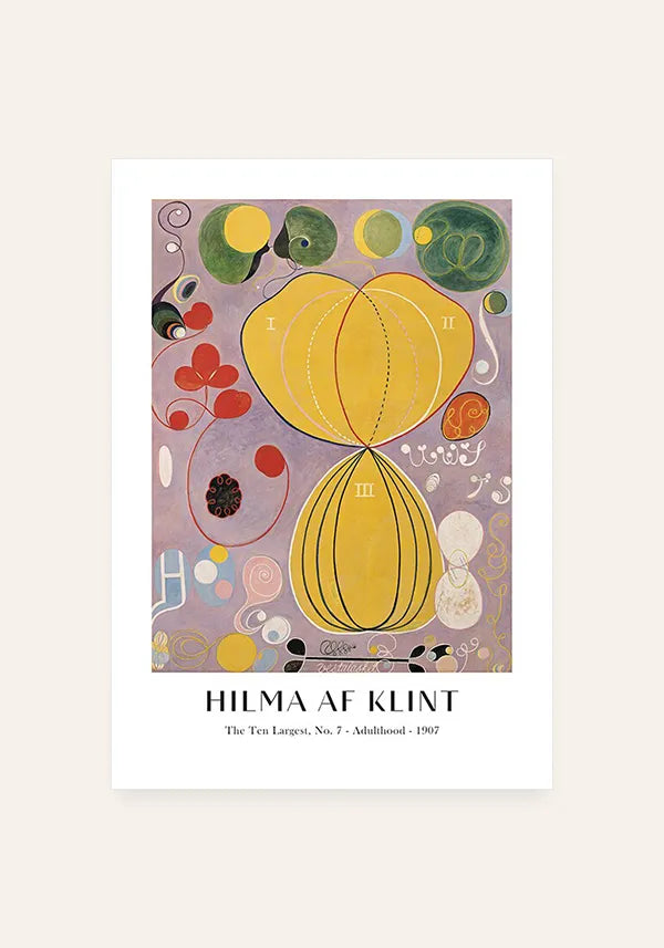 Quadro Hilma Af Klint The Ten Largest, No 7