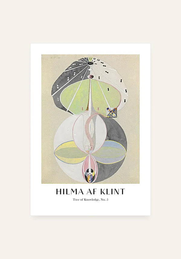 Quadro Hilma Af Klint Tree of Knowledge