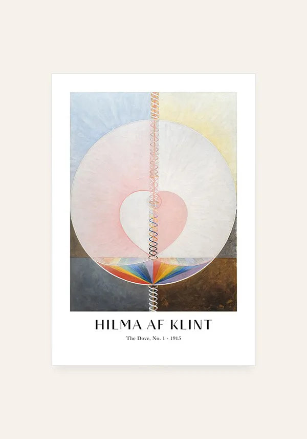 Quadro Hilma Af Klint The Dove, No 1