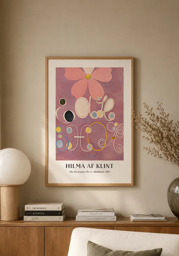 Quadro Hilma Af Klint The Ten Largest, No 5