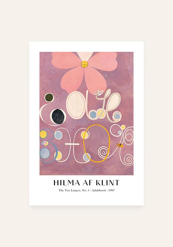 Quadro Hilma Af Klint The Ten Largest, No 5