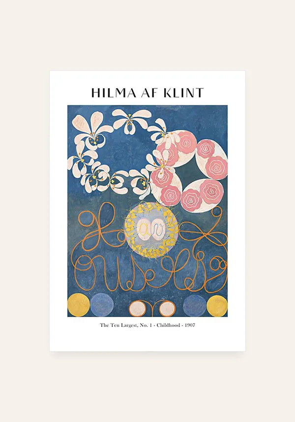Quadro Hilma Af Klint The Ten Largest, No 1