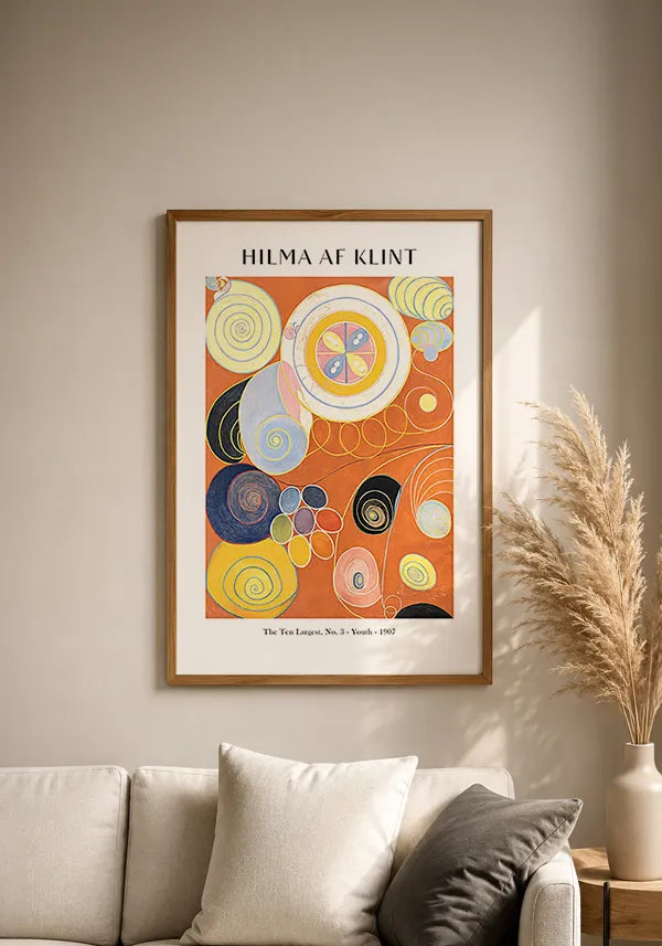 Quadro Hilma Af Klint The Ten Largest, No 3