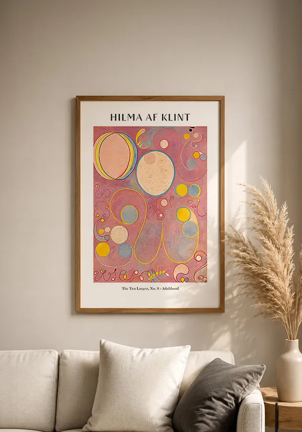 Quadro Hilma Af Klint The Ten Largest, No 8