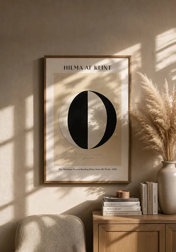 Quadro Hilma Af Klint The Mahatmas Present Standing Point