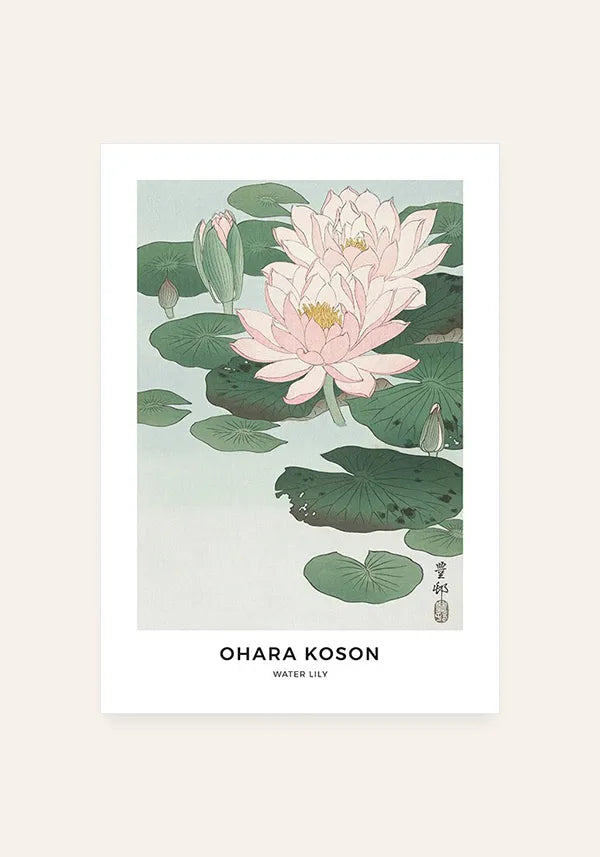 Quadro Ohara Koson Water Lily