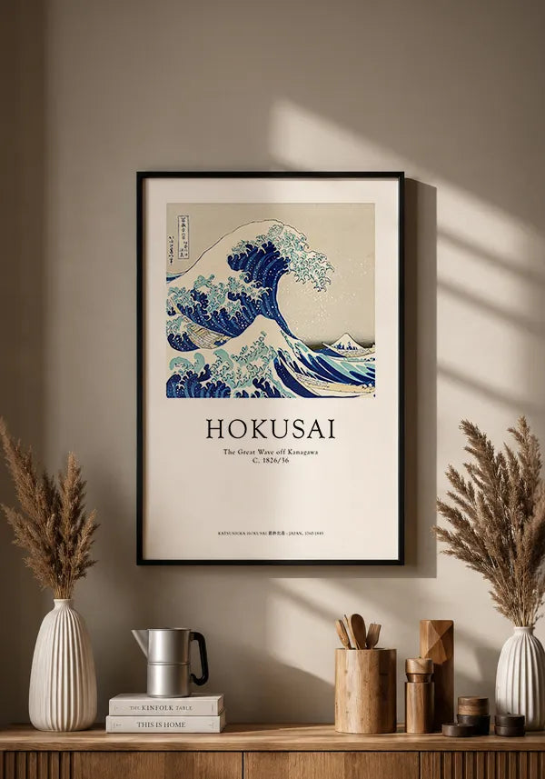 Quadro Hokusai A Grande Onda de Kanagawa