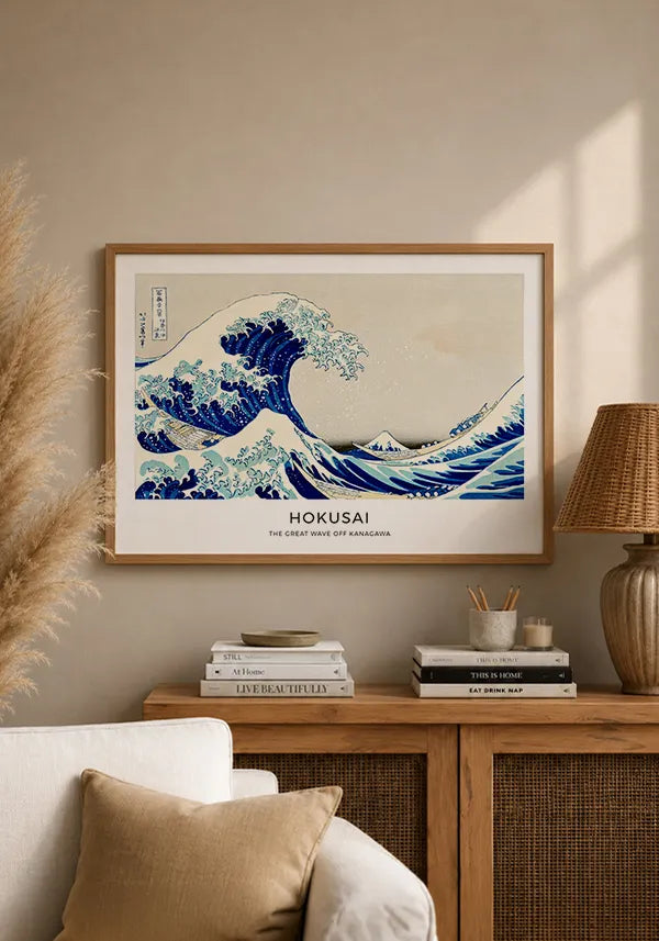 Quadro Hokusai A Grande Onda de Kanagawa Horizontal
