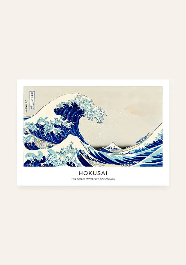Quadro Hokusai A Grande Onda de Kanagawa Horizontal