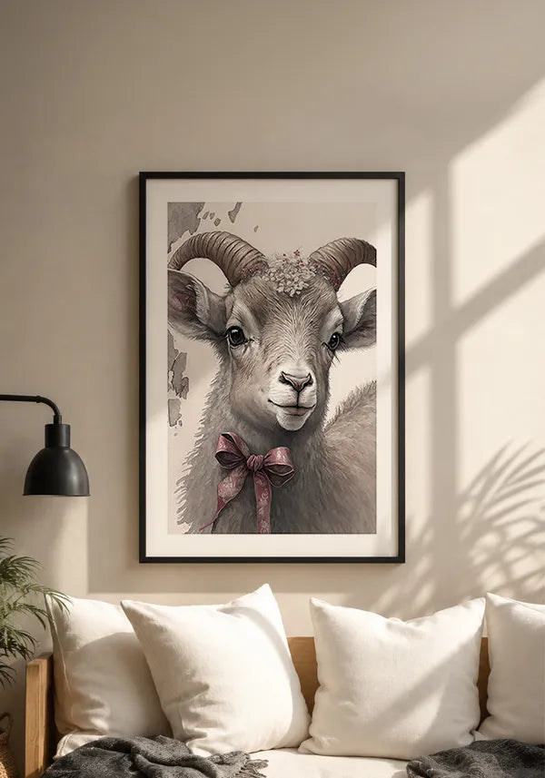 Quadro Carneiro Selvagem Infantil