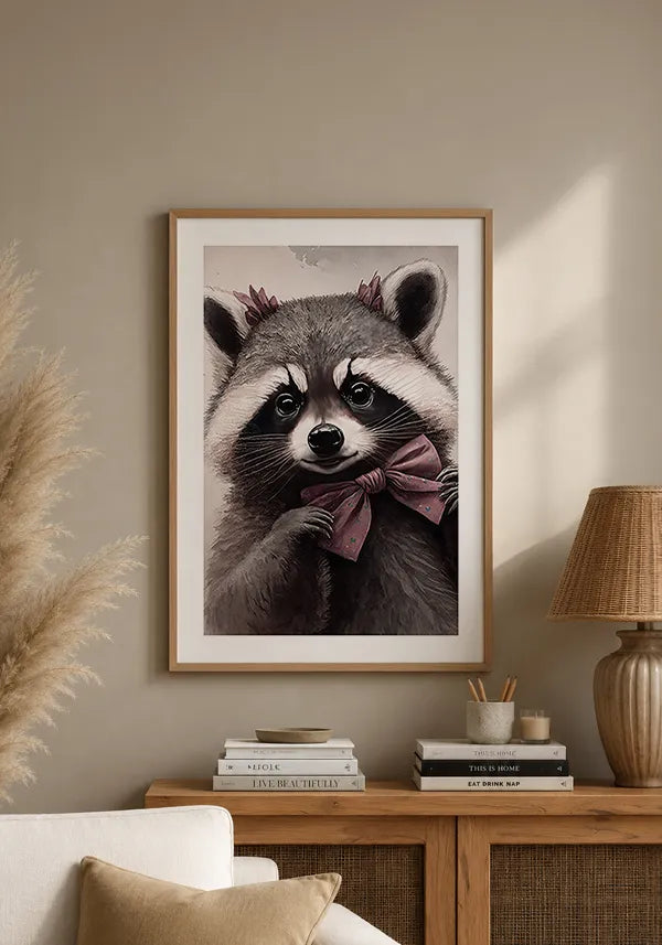 Quadro Guaxinim Infantil