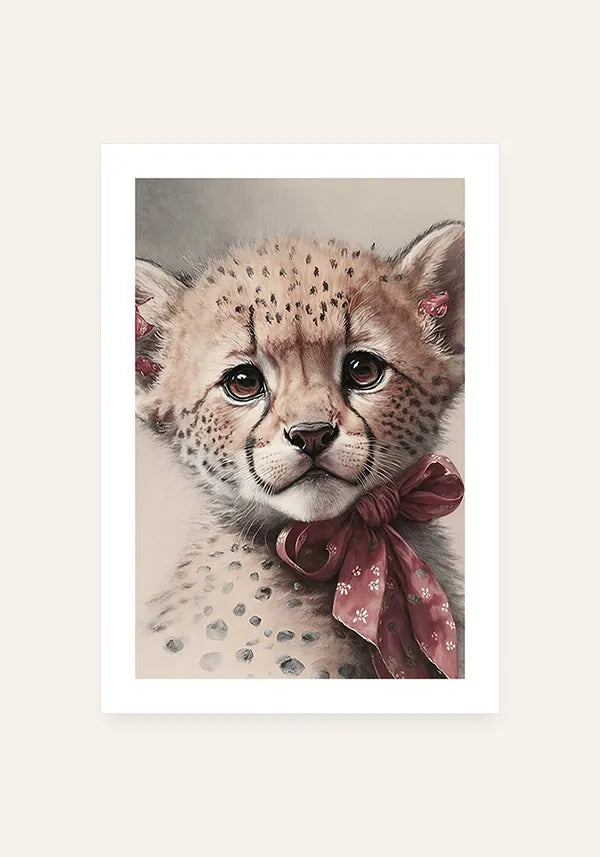 Quadro Guepardo Infantil