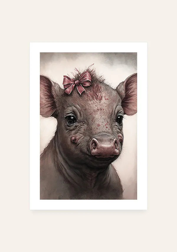 Quadro Javali Infantil