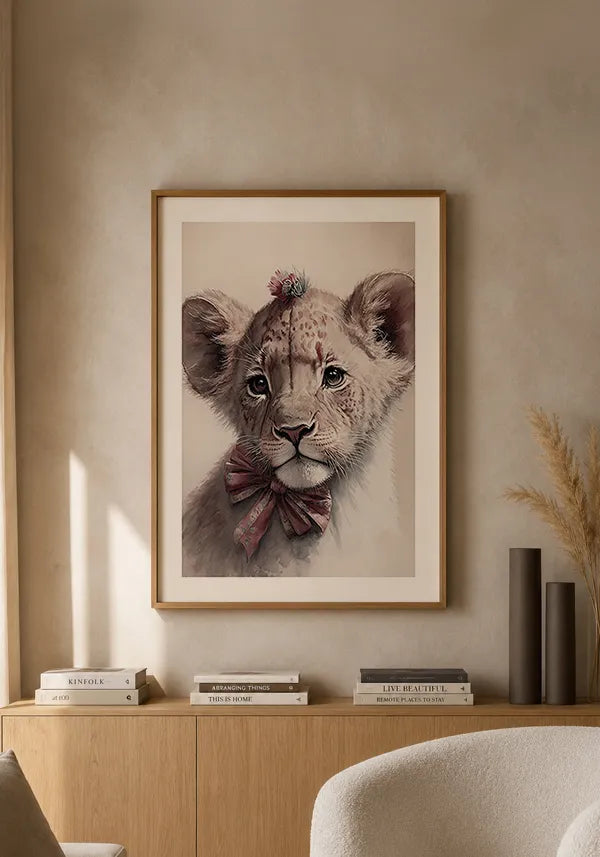 Quadro Leão Infantil