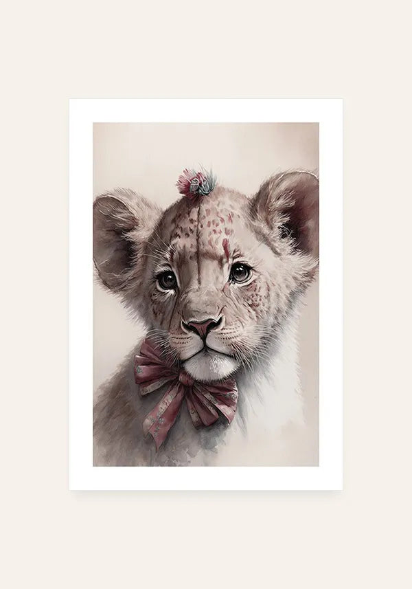 Quadro Leão Infantil