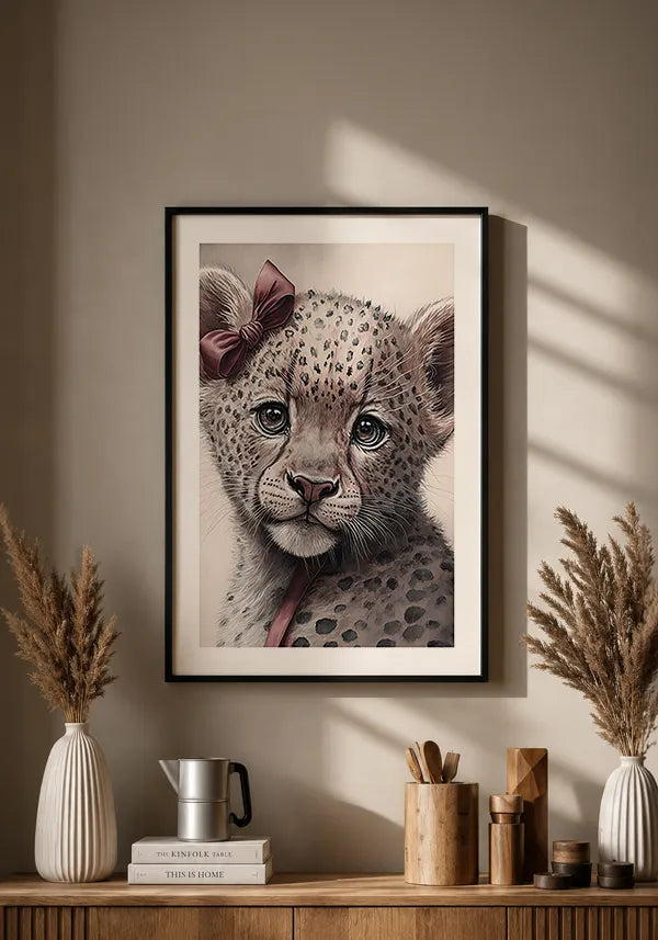 Quadro Leopardo Infantil