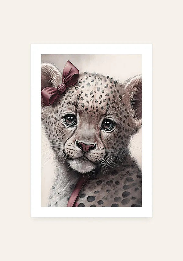 Quadro Leopardo Infantil