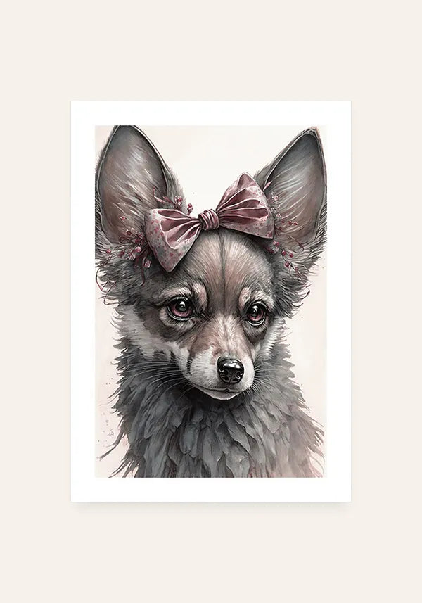 Quadro Lobo Infantil