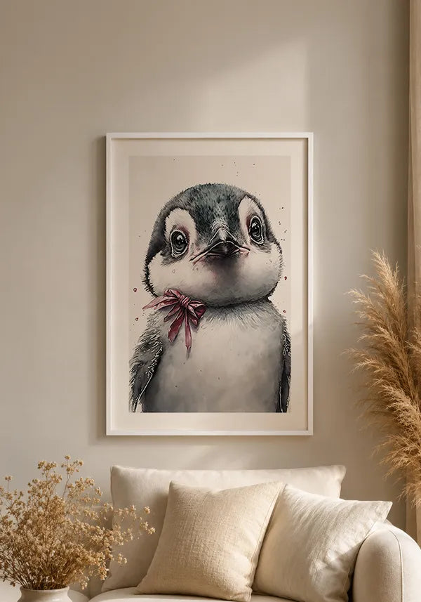 Quadro Pinguim Infantil