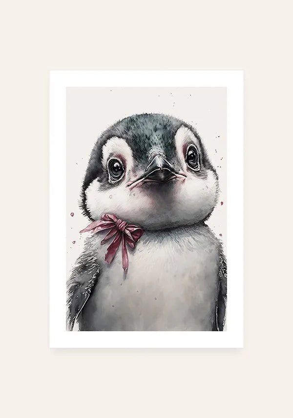 Quadro Pinguim Infantil