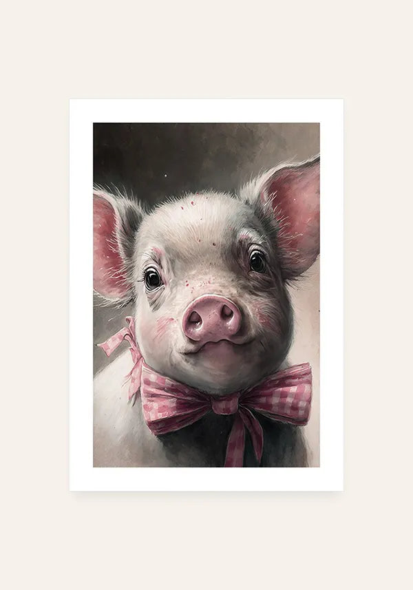 Quadro Porquinho Infantil