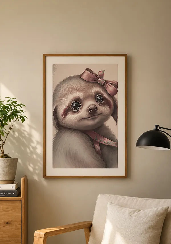 Quadro Preguiça Infantil